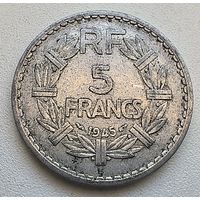 Франция 5 франков, 1945 В  2-7-2