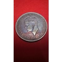 1/12 Шиллинга 1945 Джерси (Великобритания). Георг Вялый. Медь. Супер Штемпельный Нульц. (6)