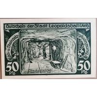 Германия 50 пфеннигов 1921 г Леопольдштал (Leopoldshall ) Рв. вар. 2, aUNC