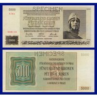 [КОПИЯ] Богемия и Моравия 5000 крон 1944 г.
