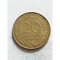 Франция 20 сантим 1973