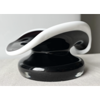 Ваза цветное стекло винтаж высота 9х16см