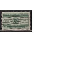 США-1955, (Мих.685), гаш.  , Университеты (одиночка),