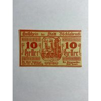 10 геллеров (нотгельды) 1921 г. Австрия.-0812