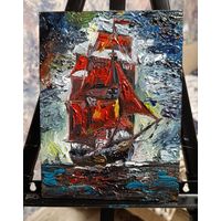 Картина маслом ручная работа