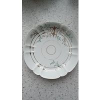 Блюдце Кузнецова царизм, в отличном состоянии, ручная роспись