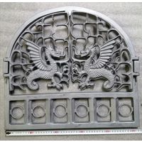 Драконы. Решётка для камина. Чугунное литьё.