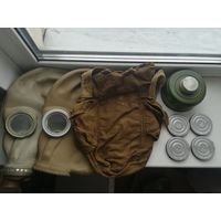 Противогаз периода СССР. С рубля.