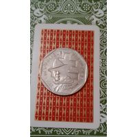 Франция 2 франка 1993 Жан Мулен