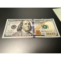 100 ДОЛЛАРОВ США КРАСИВЫЙ НОМЕР 10123456