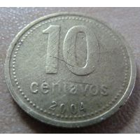 10 сентавос 2004 Аргентина