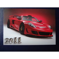 Календарик 2011 г.  Траск.  Автомобиль.