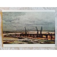 1957. Титков. На стройке Обской ГЭС