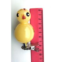 ЕЛОЧНАЯ ИГРУШКА из СССР "цыпленок" .