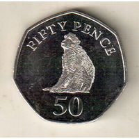 Гибралтар 50 пенс 2016