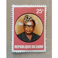 Марка Заир, Конго, президент Сиссе Секо, 1978 г.