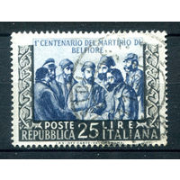 Италия - 1952г. - патриоты Бельфиоре - 1 марка - полная серия, гашёная [Mi 879]. #1-It-20-B-1