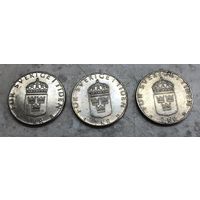 Швеция: 1 крона: 1987, 1988, 1997; Эстония: 1 крона 2001, 1 крона 2006