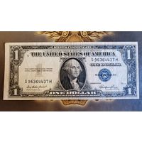 Доллар 1935 год с синей печатью, редкий, с рубля