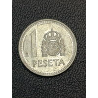 Испания 1 песета  1986г.