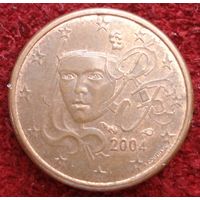7023:  1 евроцент 2004 Франция