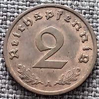 2 рейхспфеннига 1937 А