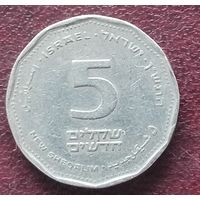 Израиль 5 новых шекелей, 1990-2017