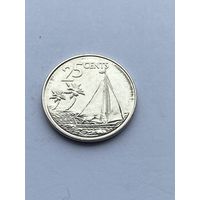 25 центов 2015 г., Багамские острова