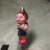 Елочная игрушка ссср Чиполлино. Культигрушка. Абсолютный оригинал, сохранность.