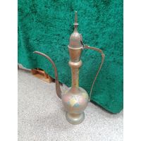 Большой бронзовый кувшин Кумган в ремонт