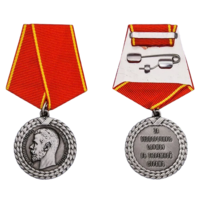 Копия Медаль За беспорочную службу в тюремной страже Николай II