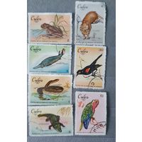 Куба фауна 7шт