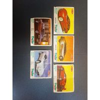 Вкладыши TURBO SPORT, ТУРБО СПОРТ МЯТА. Лот 5 шт. В коллекцию. Доставка бесплатно.