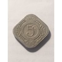 Нидерландские Антиллы 5 центов 1929