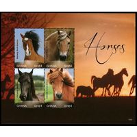 2015 Гана 4499-4502KL Лошади 12,00 евро
