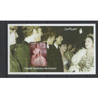 Сомали 1999** Музыка The Beatles Британская группа БИТЛЗ Королева Елизавета Блок