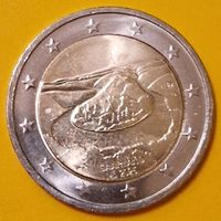 Германия 2 евро 2025 (D) Саарланд (серия "Федеральные земли II") UNC из ролла