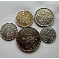 Монеты Испании 1957-1966