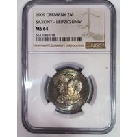 2 марки 1909 ms 64 NGC - университет Лейпцига