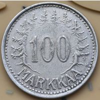 Финляндия 100 марок 1956, серебро