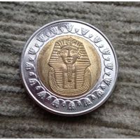 Werty71 Египет 1 фунт 2007 Фараон биметалл