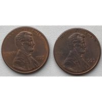 США 1 цент 1995 г. Цена за 1 шт.