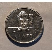 1 лат 2011 Латвия Пивная кружка