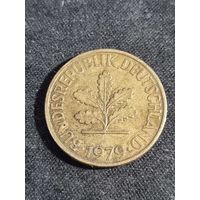 Германия 10 пфеннигов 1979 F