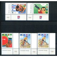 Намибия - 2004г. - Летние Олимпийские игры, с разновидностью номинала 3,7 - 5 марок - полная серия, MNH [Mi 1139-1142]. #3-WK-Z-1-22