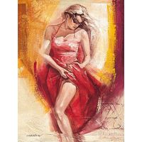 Ravensburger(Германия) Изумительной красоты паззл Испанская танцовщица(1000 элементов)