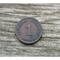 Werty71 Германия 1 пфенниг 1912 F