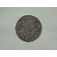 6 грошей  1661 г GB.A.  Редкий R-4 ( шестигрошовик )