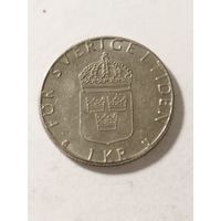 Швеция 1 крона 1977