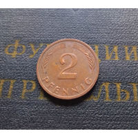 2 пфеннига 1971 (D) Германия ФРГ #04